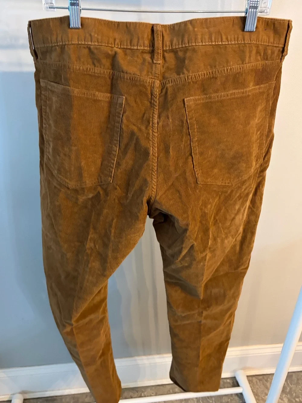 J. Crew Men's Corduroy Pants in Camel Brown 36x30